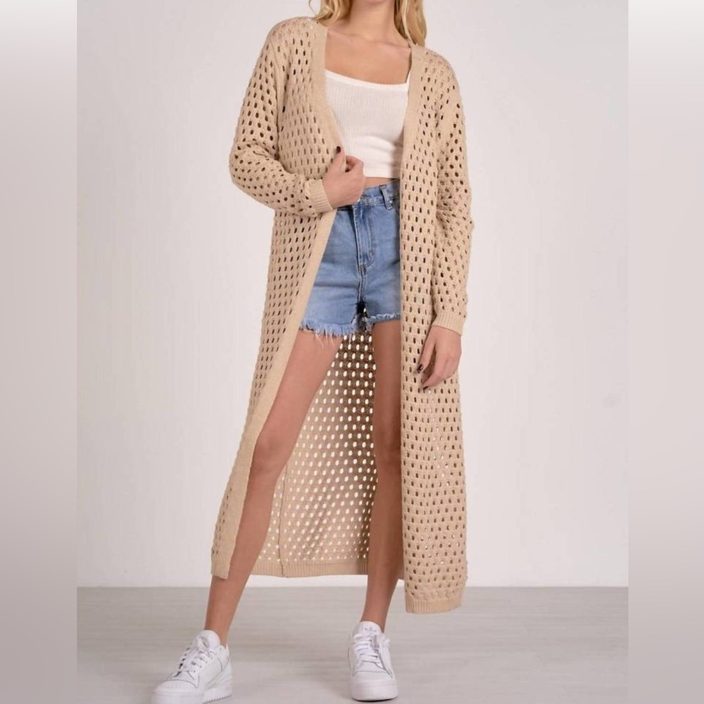 ELAN Annie Long Cardigan Small